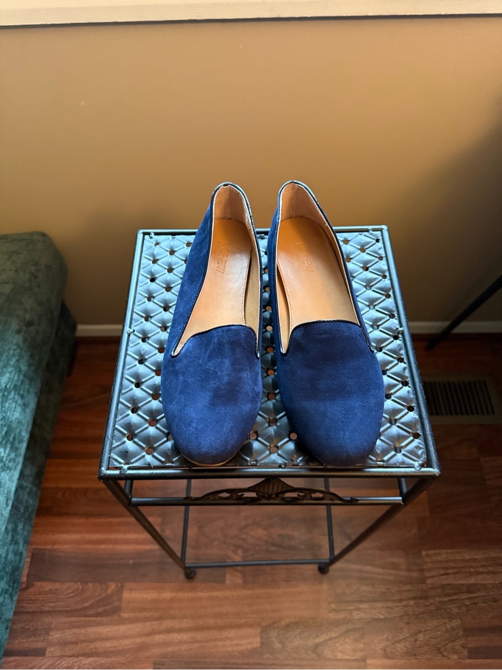 J. Crew Women's Navy Suede Loafers